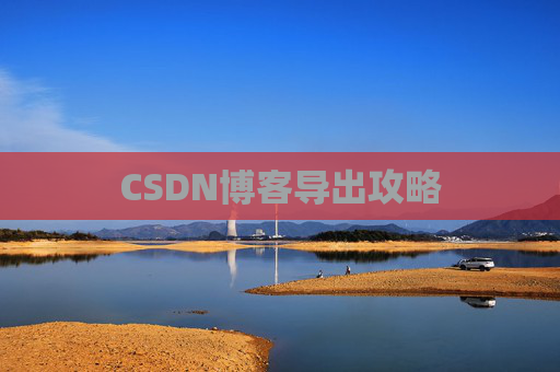 CSDN博客导出攻略 CSDN博客导出攻略
